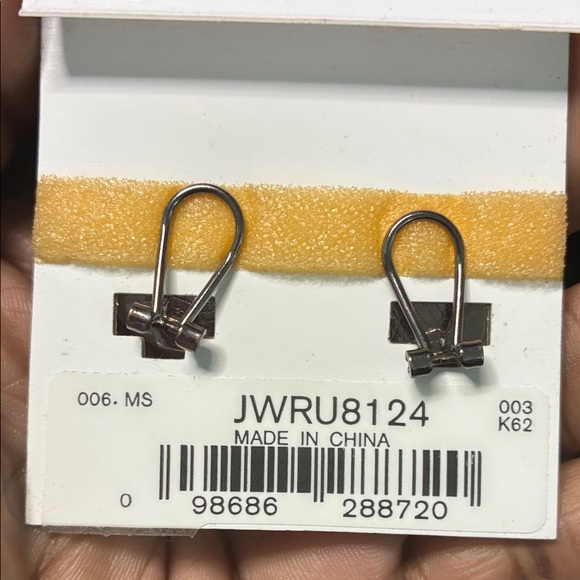 Liz Claiborne Jet Black Cluster Earrings - Picture 5 of 5